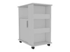 Armário inferior para micro-ondas em melamina com armário e 4 prateleiras , 73,.4 cm X 60 cm X 39,8 cm ,*TuHome