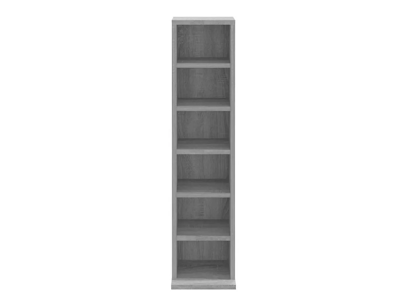 vidaxl Móvel De Arrumação*Armário para CD 21x20x88cm derivados de madeira sonoma Cinzento