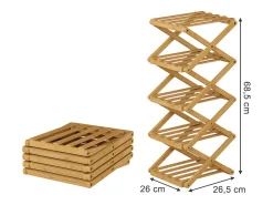 Armário para sapatos bambu 26x26.5x68.5 ziggy^Vicco Sale