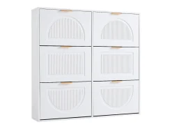 Armário para sapatos com 6 portas basculantes, 118x25x115 cm*Hauss Spole Online