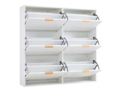 Armário para sapatos com 6 portas basculantes, 118x25x115 cm*Hauss Spole Online