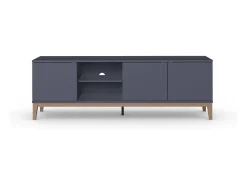 Armário para TV Owen | com 2 compartimentos em laminado branco^Loft24 Online