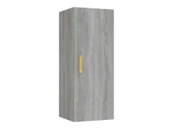 vidaxl Prateleira*Armário parede 34,5x34x90 cm derivados madeira sonoma Cinzento