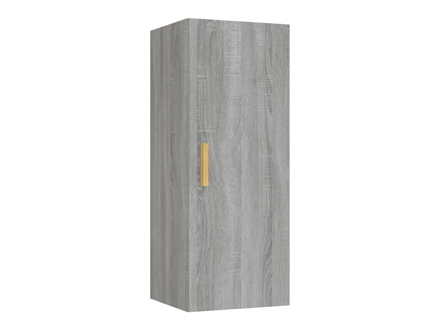 vidaxl Prateleira*Armário parede 34,5x34x90 cm derivados madeira sonoma Cinzento