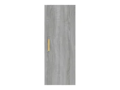vidaxl Prateleira*Armário parede 34,5x34x90 cm derivados madeira sonoma Cinzento
