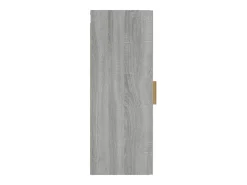 vidaxl Prateleira*Armário parede 34,5x34x90 cm derivados madeira sonoma Cinzento