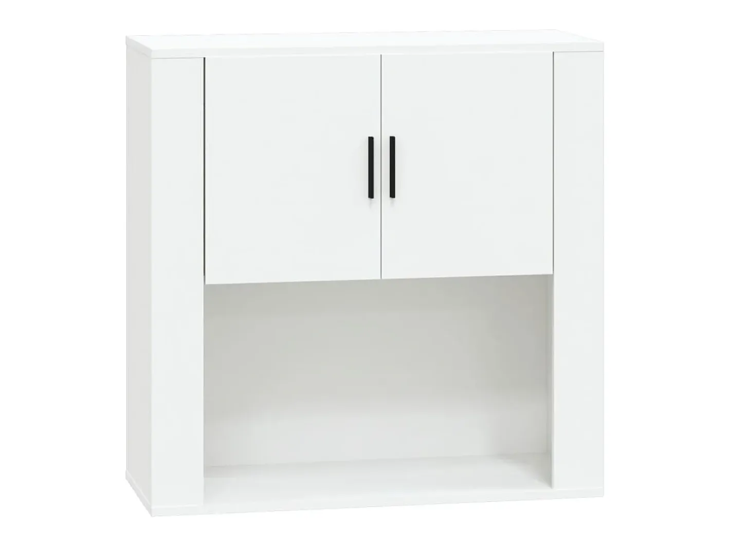 vidaxl Prateleira*Armário parede 80x33x80 cm madeira processada Branco