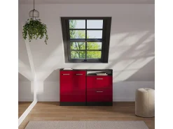 Armário sótão brilhante/antracite 120x46x81.6 rion*Vicco Hot