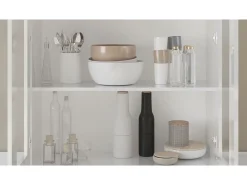 Clearance Armário vitrine derivados de madeira brilhante Vitrina