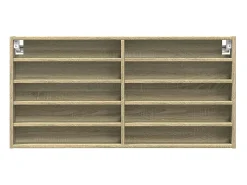 Armário vitrine 100x8,5x50 cm derivados madeira carvalho sonoma^vidaxl Outlet