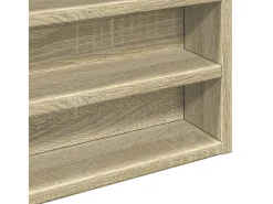Armário vitrine 100x8,5x50 cm derivados madeira carvalho sonoma^vidaxl Outlet