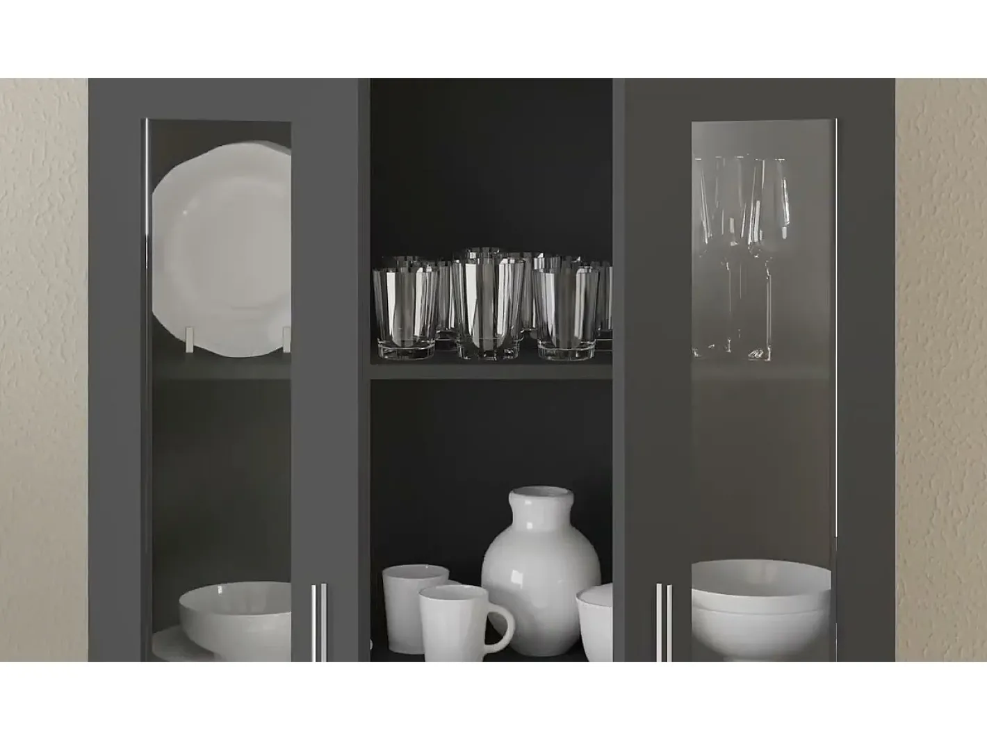 vidaxl Vitrina*Armário vitrine 82,5x30,5x150 cm derivados de madeira Preto