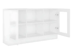 Armário vitrine 120x30,5x70 cm derivados de madeira PT340597* Online