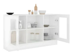 Armário vitrine 120x30,5x70 cm derivados de madeira PT340597* Online