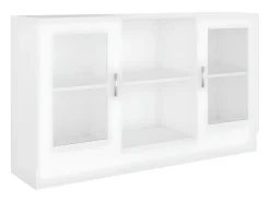 Armário vitrine 120x30,5x70 cm derivados de madeira PT340597* Online