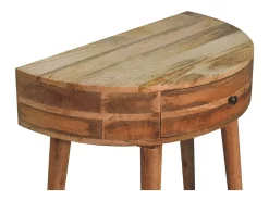 Artisan Furniture Madeira maciça Mesa Console Odyssey em Tom de Carvalho* Best