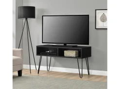 Athena | Armário TV com 2 compartimentos em efeito mármore^Dorel Home Discount