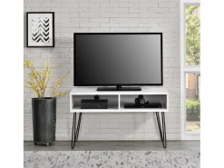 Athena | Móvel TV com 2 compartimentos em efeito mármore Móvel De Tv