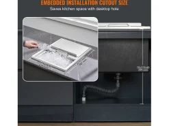 Balde de Gelo SucceBuy, 55,23 L, 61x46x33 cm, Geladeira de Aço Inoxidável com Tampa Deslizante, para Cozinha Exterior Vinho Cerveja^ Sale
