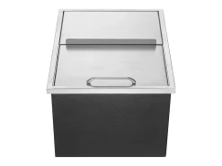 Balde de Gelo SucceBuy, 55,23 L, 61x46x33 cm, Geladeira de Aço Inoxidável com Tampa Deslizante, para Cozinha Exterior Vinho Cerveja^ Sale
