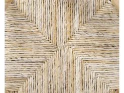 Banco alto em teca e palha de cor natural - POGIANA^Vente-unique Hot
