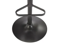 Banco alto veludo e metal preto, altura ajustável, - ELEANA^Vente-unique Clearance