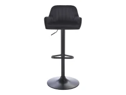 Banco alto veludo e metal, altura ajustável, - ELEANA*Vente-unique Sale