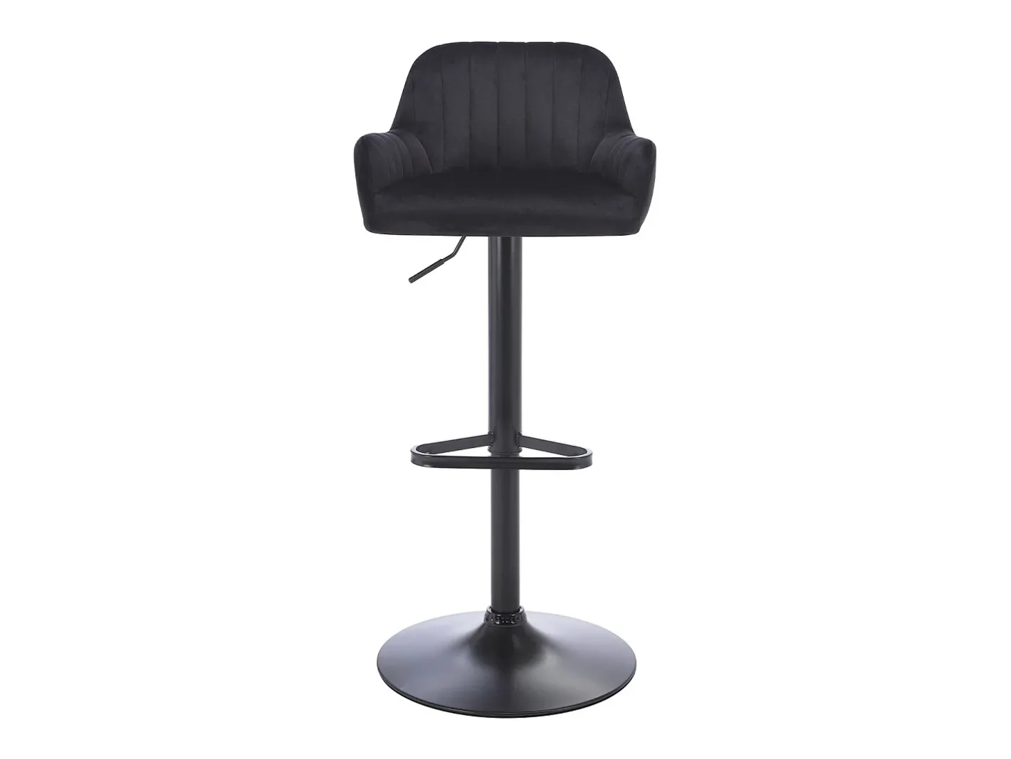Banco alto veludo e metal, altura ajustável, - ELEANA*Vente-unique Sale