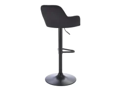Banco alto veludo e metal, altura ajustável, - ELEANA*Vente-unique Sale