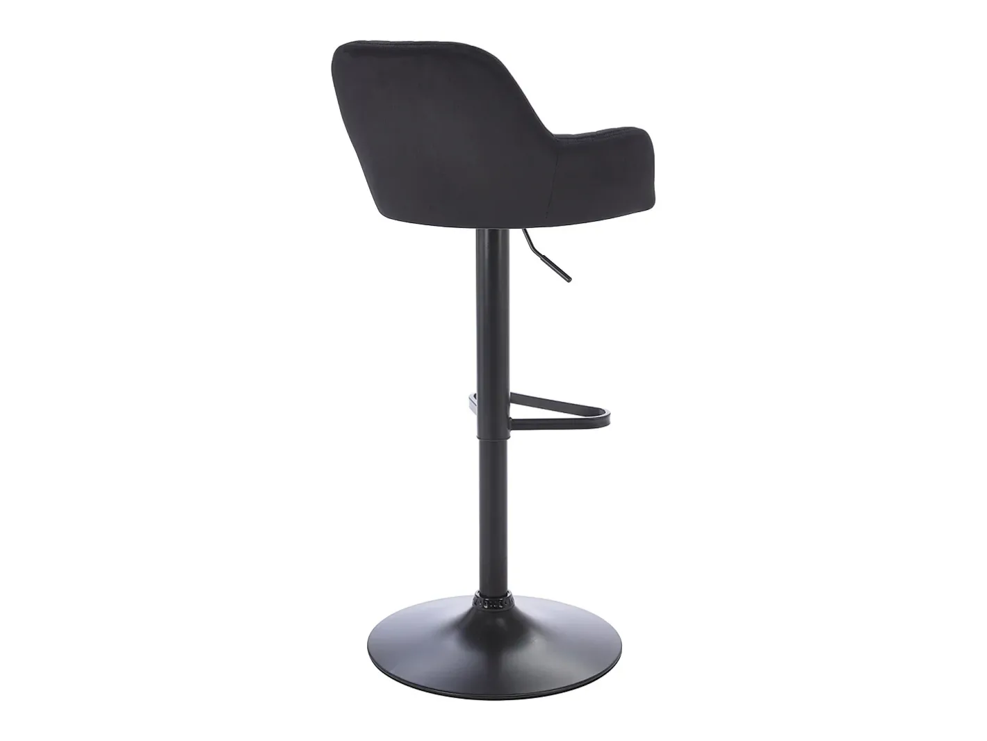 Banco alto veludo e metal, altura ajustável, - ELEANA*Vente-unique Sale