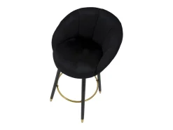 Banco*Banco Alto VKH430, , 55x56x104 cm, Kendra Home Preto