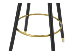 Banco*Banco Alto VKH430, , 55x56x104 cm, Kendra Home Preto