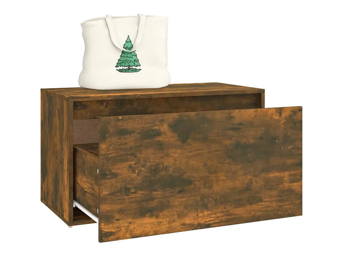 vidaxl Móvel De Arrumação|Sapateira*Banco corredor 80x40x45 cm derivados de madeira carvalho fumado Natural claro