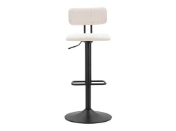 Banco*BANCO DE BAR CLARO CM 41X47.5X85-106.5 (ASSENTO CM 61-83) Branco