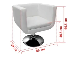 Banco de bar couro artificial PT473490^ Discount