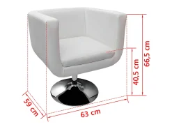 Banco de bar couro artificial PT473490^ Discount