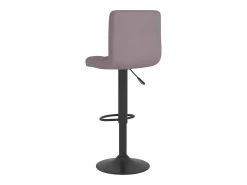 Banco de bar tecido cinzento-acastanhado*vidaxl Outlet