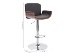 Banco de bar tecido^vidaxl Outlet