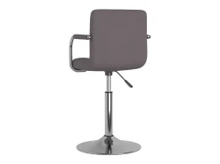 Banco de bar tecido cinzento-acastanhado*vidaxl Clearance