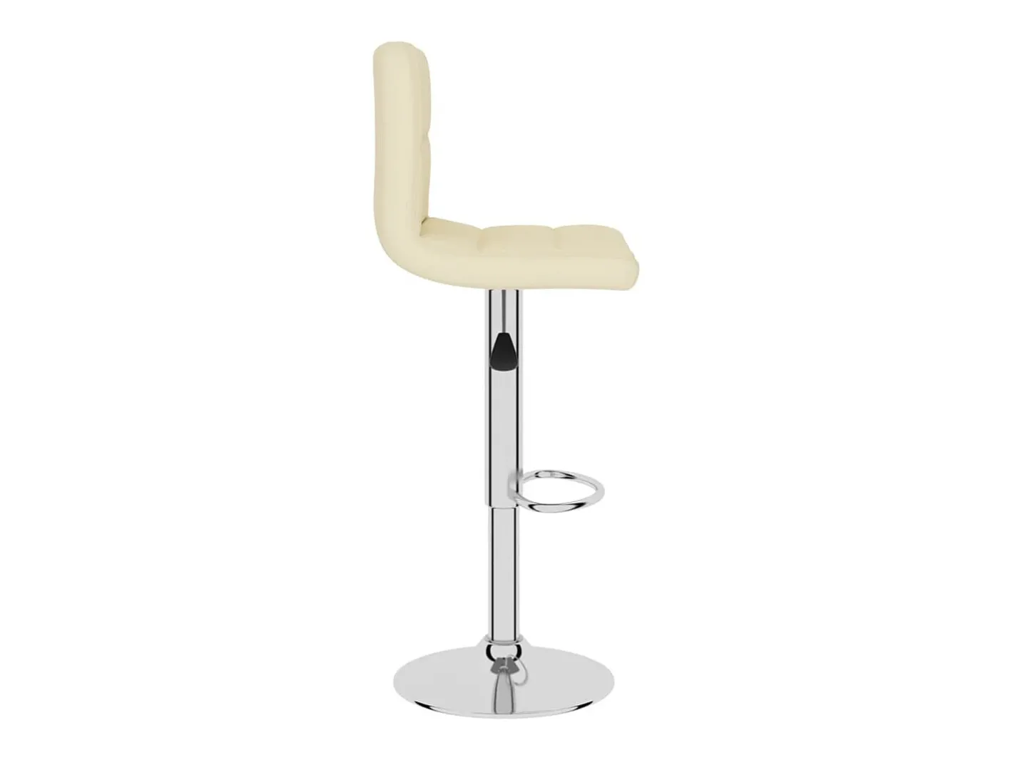 vidaxl Banco*Banco de bar tecido cor Creme