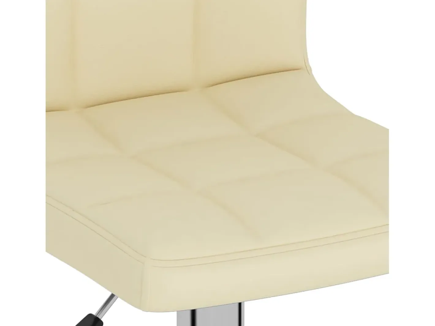 vidaxl Banco*Banco de bar tecido cor Creme