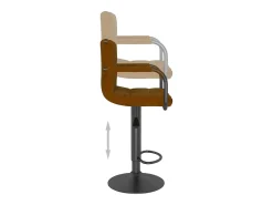 Banco de bar veludo*vidaxl Outlet