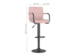 Banco de bar veludo*vidaxl Online