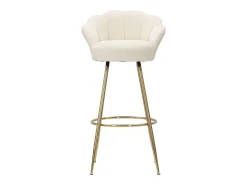 BANCO DE BAR VIENA CREME 55X53X110 CM Banco
