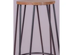 Best Banco Industrial em madeira de freixo (75cm) - Lisboa - Banco