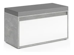 Banco para sapatos betão 80x39x45 iker*Vicco Clearance