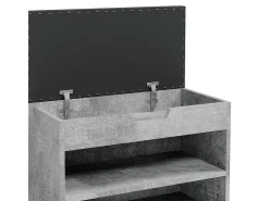 Banco para sapatos betão 60x30x45 rolfe*Vicco