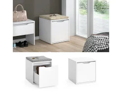 Banco para sapatos 40x40x40.6 ruben*Vicco Sale