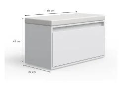 Banco para sapatos 80x39x45 iker^Vicco Sale