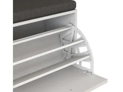 Vicco Móvel De Arrumação|Sapateira*Banco para sapatos 60x30x49.5 georg Branco